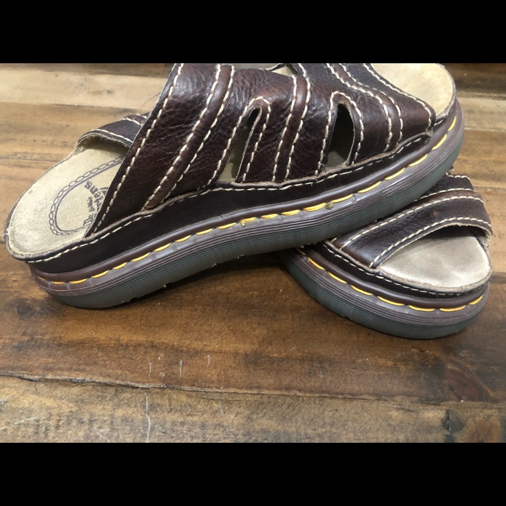 DR MARTENS Vintage 90's Chunky Platform Sandals Made in England US 7